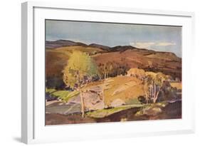 In Glen Cannich, c1891-1936, (1936)-Harry Watson-Framed Giclee Print