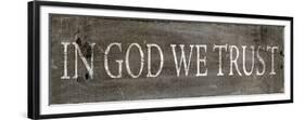 In God We Trust-null-Framed Premium Giclee Print