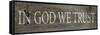 In God We Trust-null-Framed Stretched Canvas