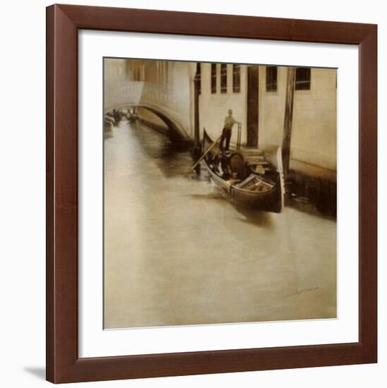 In Gondola-Antonio Sgarbossa-Framed Art Print