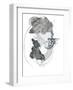 In Grays No. 1-Bronwyn Baker-Framed Art Print