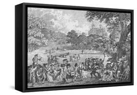 'In Greenwich Park on Whit Monday', c1802, (1912)-Samuel Rawle-Framed Stretched Canvas