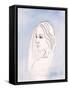 In Heaven the Virgin Mary Shares Her Son's Concern for All that Happens on Earth, 2000 (W/C on Pape-Elizabeth Wang-Framed Stretched Canvas