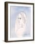 In Heaven the Virgin Mary Shares Her Son's Concern for All that Happens on Earth, 2000 (W/C on Pape-Elizabeth Wang-Framed Giclee Print