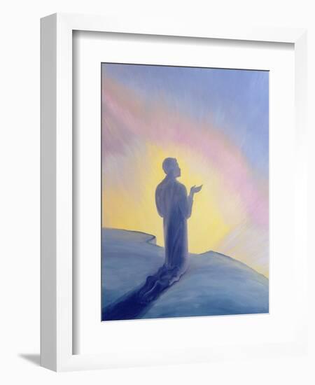 In His Life on Earth Jesus Prayed to His Father with Praise and Thanks, 1995-Elizabeth Wang-Framed Giclee Print