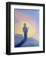 In His Life on Earth Jesus Prayed to His Father with Praise and Thanks, 1995-Elizabeth Wang-Framed Premium Giclee Print