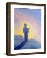 In His Life on Earth Jesus Prayed to His Father with Praise and Thanks, 1995-Elizabeth Wang-Framed Giclee Print