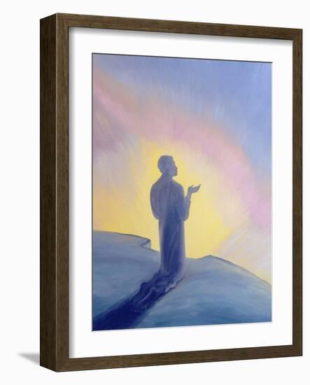 In His Life on Earth Jesus Prayed to His Father with Praise and Thanks, 1995-Elizabeth Wang-Framed Giclee Print