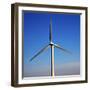 In Isle of Lanzarote  Spain Africa Wind Turbines Sky-lkpro-Framed Photographic Print