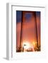 In It, Fog Light Magic Mist Golden Gate Tower San Francisco California-Vincent James-Framed Photographic Print