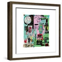 In Italian, 1983-Jean-Michel Basquiat-Framed Giclee Print