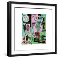 In Italian, 1983-Jean-Michel Basquiat-Framed Giclee Print