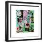 In Italian, 1983-Jean-Michel Basquiat-Framed Giclee Print