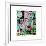 In Italian, 1983-Jean-Michel Basquiat-Framed Giclee Print