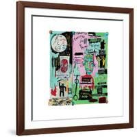 In Italian, 1983-Jean-Michel Basquiat-Framed Giclee Print