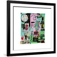 In Italian, 1983-Jean-Michel Basquiat-Framed Giclee Print