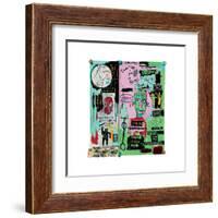 In Italian, 1983-Jean-Michel Basquiat-Framed Giclee Print