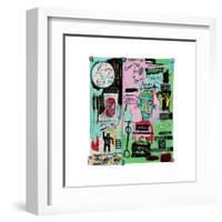 In Italian, 1983-Jean-Michel Basquiat-Framed Giclee Print