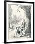 In Kensington Gardens - Stage Six, C1920-Claude Allin Shepperson-Framed Giclee Print