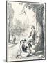 In Kensington Gardens - Stage Six, C1920-Claude Allin Shepperson-Mounted Giclee Print