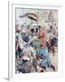 In Lhasa the Dalai Lama Flees the British Expedition to Tibet (N-null-Framed Giclee Print