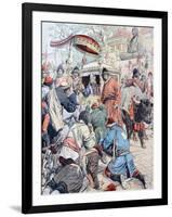 In Lhasa the Dalai Lama Flees the British Expedition to Tibet (N-null-Framed Giclee Print