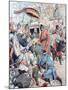 In Lhasa the Dalai Lama Flees the British Expedition to Tibet (N-null-Mounted Giclee Print