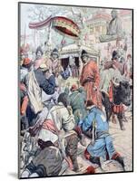 In Lhasa the Dalai Lama Flees the British Expedition to Tibet (N-null-Mounted Giclee Print