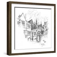 'In Little Dean's Yard', 1890-Herbert Railton-Framed Giclee Print