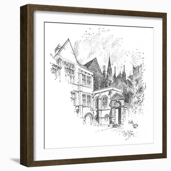 'In Little Dean's Yard', 1890-Herbert Railton-Framed Giclee Print