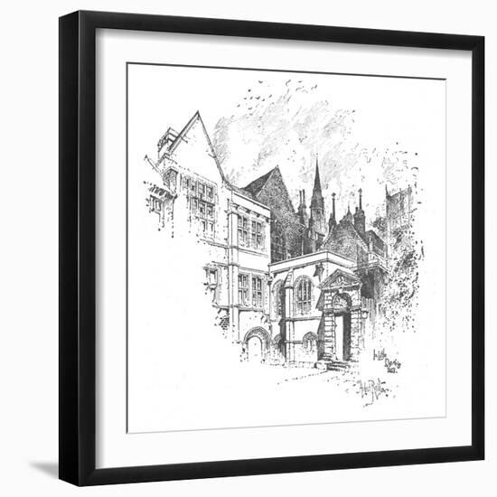 'In Little Dean's Yard', 1890-Herbert Railton-Framed Giclee Print