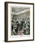 In London, Violent Incident in the Chamber of Commons, 1901-null-Framed Giclee Print