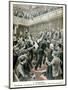 In London, Violent Incident in the Chamber of Commons, 1901-null-Mounted Giclee Print