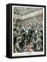 In London, Violent Incident in the Chamber of Commons, 1901-null-Framed Stretched Canvas