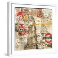 In London-Tyler Burke-Framed Art Print