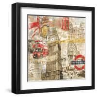 In London-Tyler Burke-Framed Art Print