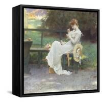 In Love-Marcus Stone-Framed Stretched Canvas