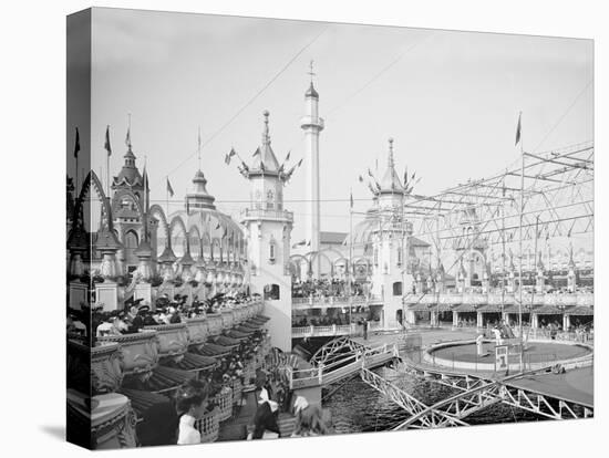 In Luna Park, Coney Island, N.Y.-null-Stretched Canvas