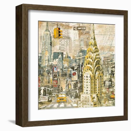 In Manhattan-Tyler Burke-Framed Art Print