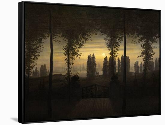 In Memoriam J. E. Bremer-Caspar David Friedrich-Framed Stretched Canvas