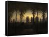 In Memoriam J. E. Bremer-Caspar David Friedrich-Framed Stretched Canvas