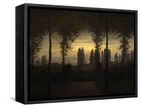 In Memoriam J. E. Bremer-Caspar David Friedrich-Framed Stretched Canvas
