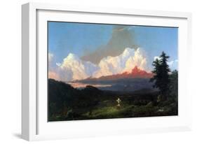 In Memory of Cole-Frederic Edwin Church-Framed Art Print