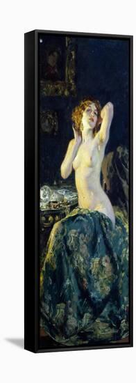 In Mirror, 1914-Giacomo Grosso-Framed Stretched Canvas