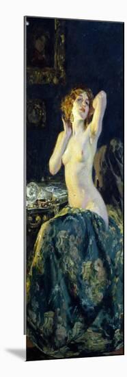 In Mirror, 1914-Giacomo Grosso-Mounted Premium Giclee Print