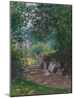 In Monceau Park, 1878-Claude Monet-Mounted Giclee Print