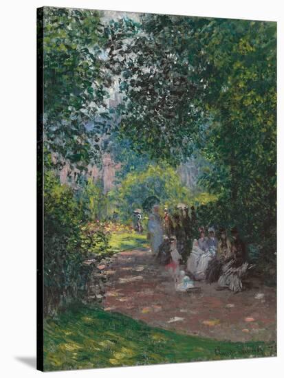 In Monceau Park, 1878-Claude Monet-Stretched Canvas