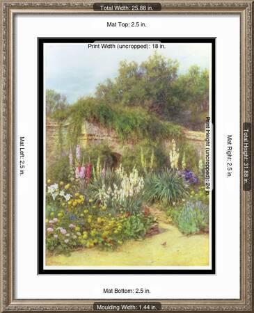 In Munstead Wood Garden, Gertrude Jekyll's Garden, Godalming, Surrey'  Giclee Print - Helen Allingham | AllPosters.com