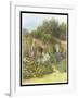 In Munstead Wood Garden, Gertrude Jekyll's Garden, Godalming, Surrey-Helen Allingham-Framed Giclee Print