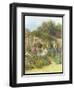 In Munstead Wood Garden, Gertrude Jekyll's Garden, Godalming, Surrey-Helen Allingham-Framed Giclee Print